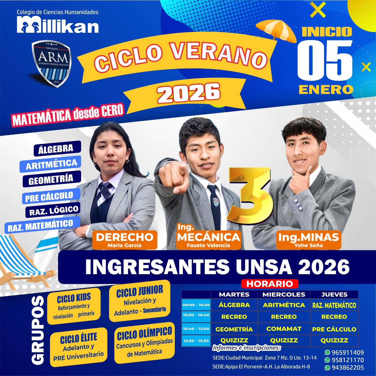 Docentes acompañando el aprendizaje en la Sede Ciudad Municipal